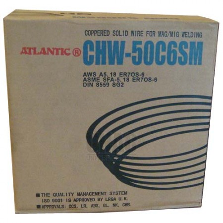 ATLANTIC CHW-50C6 Solid wire for MAG/MIG welding