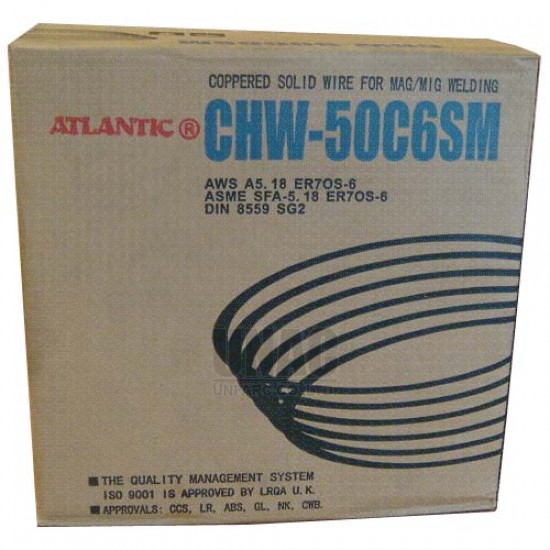 ATLANTIC CHW-50C6 Solid wire for MAG/MIG welding